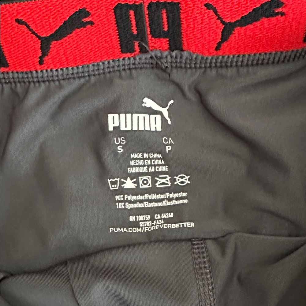 Puma Men's Boxer Briefs - Black, Gray, blue, and Red - Picture 4 of 6